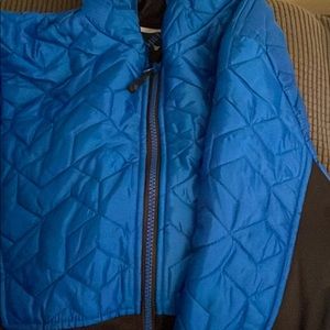 New,,, Boys jacket, Blue/ Black med size 18,